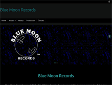 Tablet Screenshot of bluemoonrecords.biz